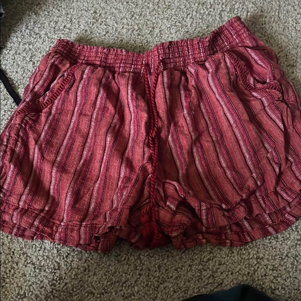 Briggs New York High Waist Red Shorts